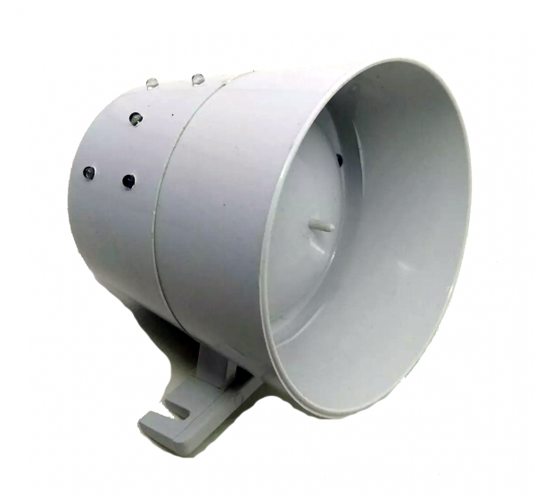 Sirene 12V / 120 dBA Audiovisual para Alarme de Incêndio