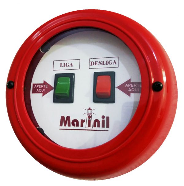 Botoeira de Acionamento Manual da Bomba de Incêndio (Acionamento por pressão com as mãos)