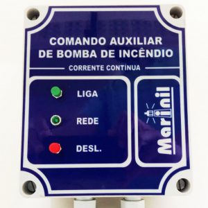 Comando Auxiliar de Bomba de Incêndio com Conversor de Tensão (CA/CC)
