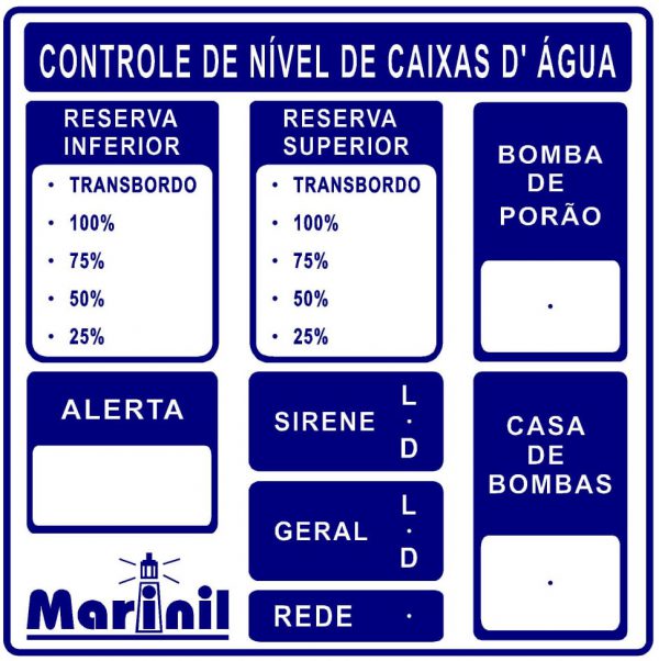 Monitor de Reserva para Caixa D'Água